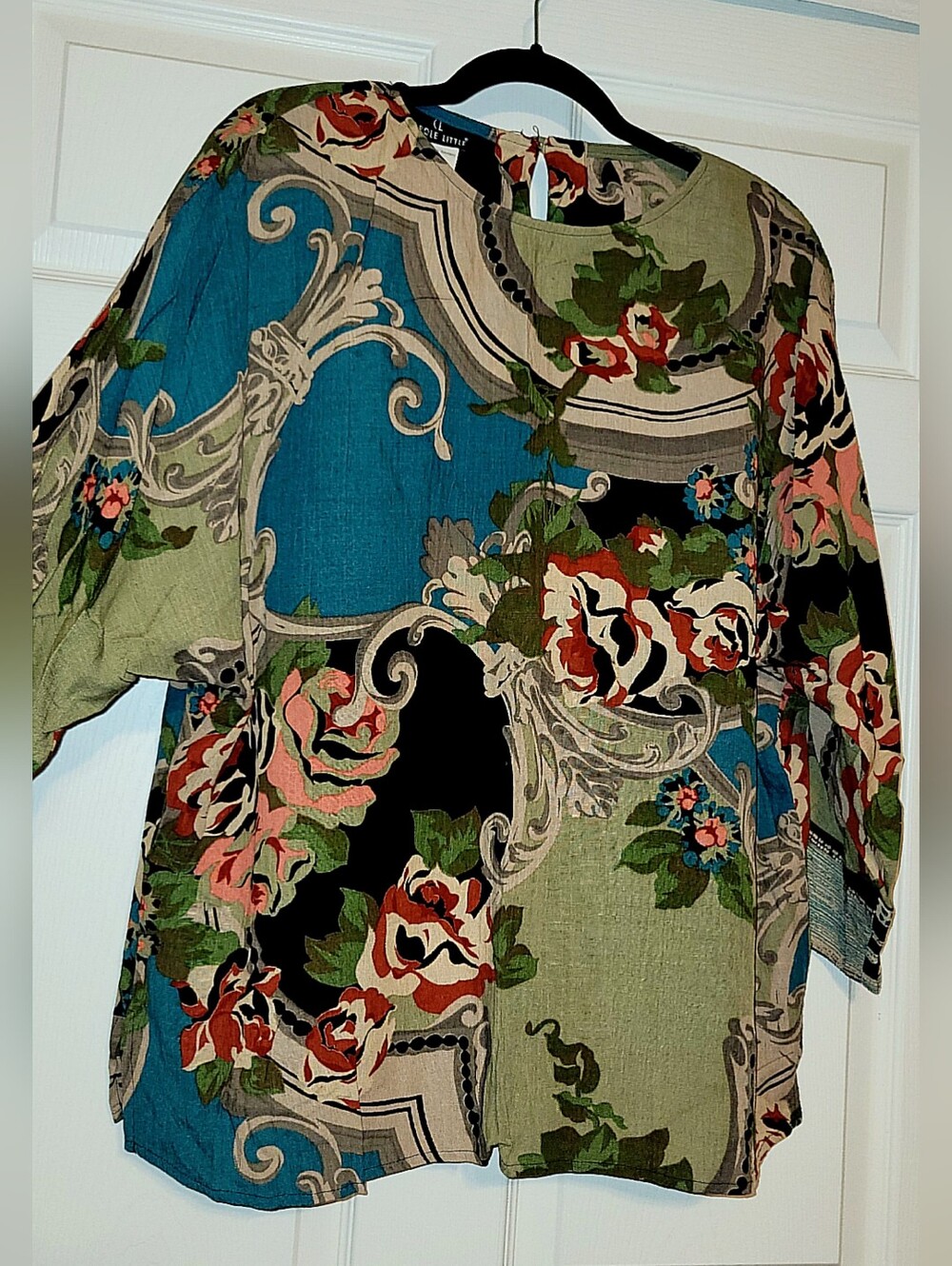 Vintage Carole Little Blouse sz 16